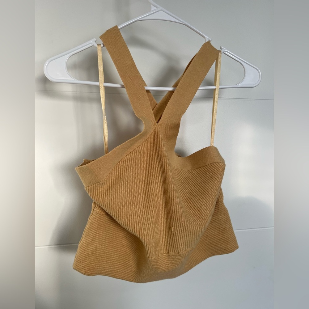 Abercrombie & Fitch Criss-Cross Halter Crop Top – Size XL